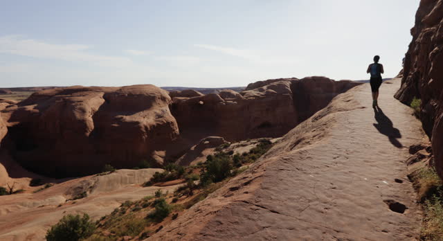 USA Southwest outdoors: hiking on the trails of Arches National Park