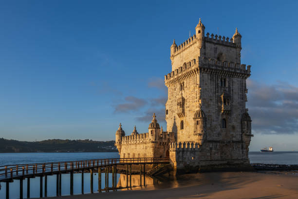 istock Belem Tower at Sunrise in Lisbon 1969655095
