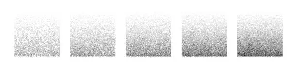 Vector illustration of Gradient squares of grains.