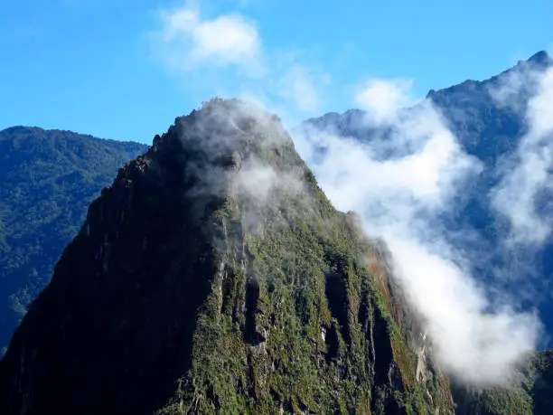 Photo of Machu Picchu is capital of the Inca Empire in Andes mountains, Peru, South America