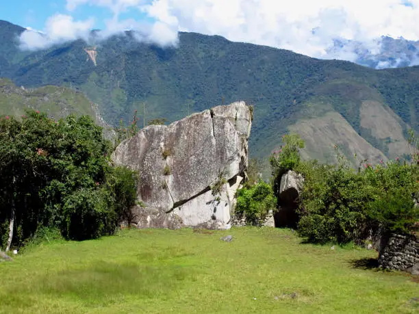 Photo of Machu Picchu is capital of the Inca Empire in Andes mountains, Peru, South America