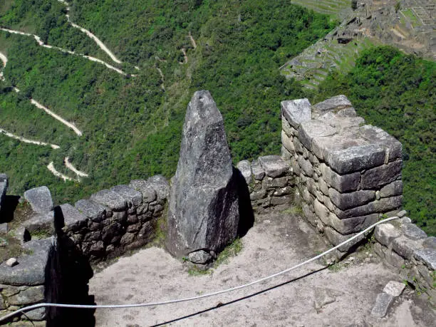 Photo of Machu Picchu is capital of the Inca Empire in Andes mountains, Peru, South America