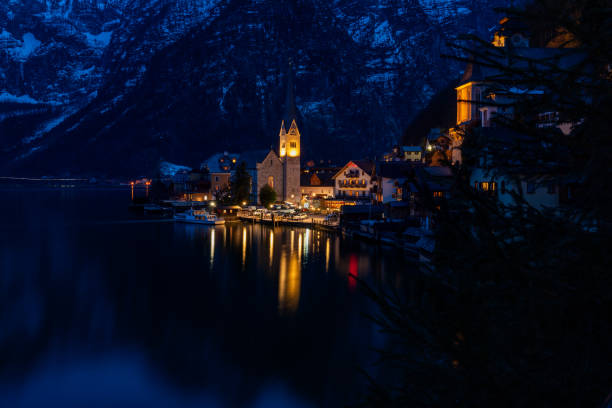 istock Hallstadt old town by the lake 1969845082