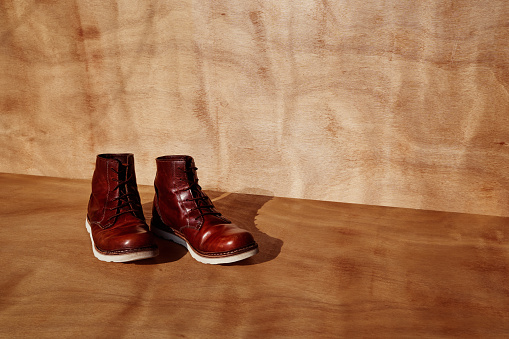 Stylish leather boots