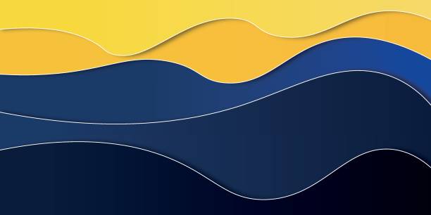 abstract background banner design trendy colors. colorful waves pattern. summer lake wave, water flow abstract vector seamless background. elegant wavy vector background - collage digital composite textured nature点のイラスト素材／クリップアート素材／マンガ素材／アイコン素材