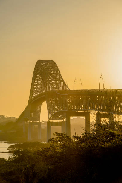 bridge of the americas, panama - stock photo - panama canal panama bridge of the americas bridge foto e immagini stock