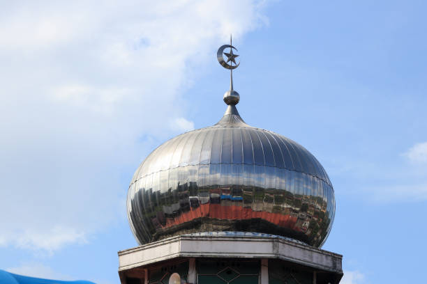 istock Outer view of dome in mosque aceh architecture 1970219521