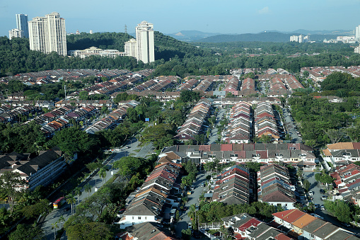Focus scene on mature township in Selangor, Malaysia