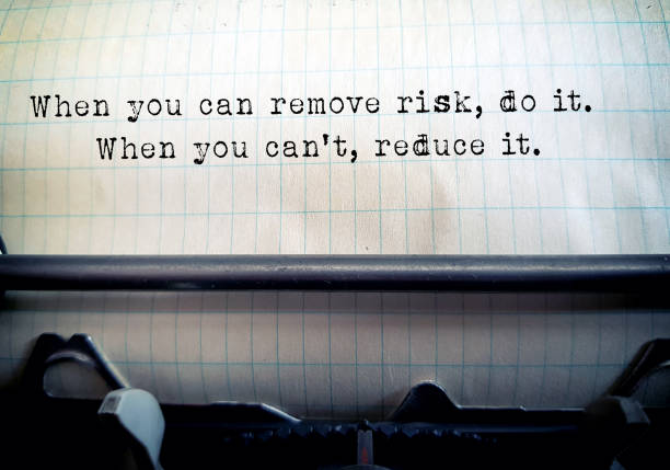 istock When you can remove risk, do it. When you can't, reduce it. 1970241501