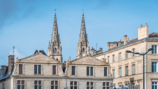 A beautiful european building in Bordeaux, France