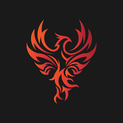 luxury phoenix  symbol  concept, best phoenix bird ldesig