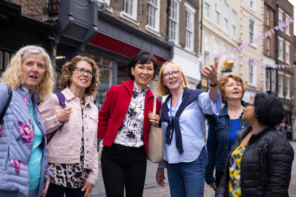 istock Private Tour Guide with a Group of Women 1970305945