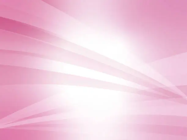 Vector illustration of Simple and transparent wave line abstract background_pink