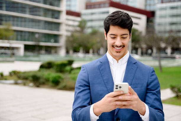 istock Confident Hispanic businessman in suit 1970354326