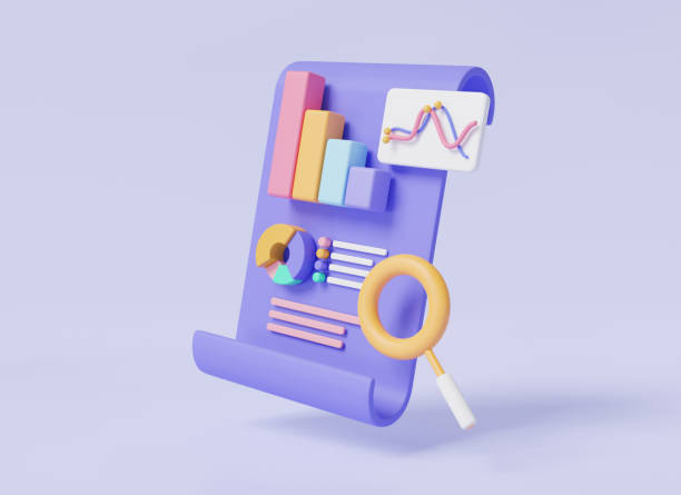 istock 3d icon render illustration of Clipboard checklist with magnifying and Dashboard and Business report chart, business financial audit, financial research report, SEO optimization. Data analysis concept 1970368433