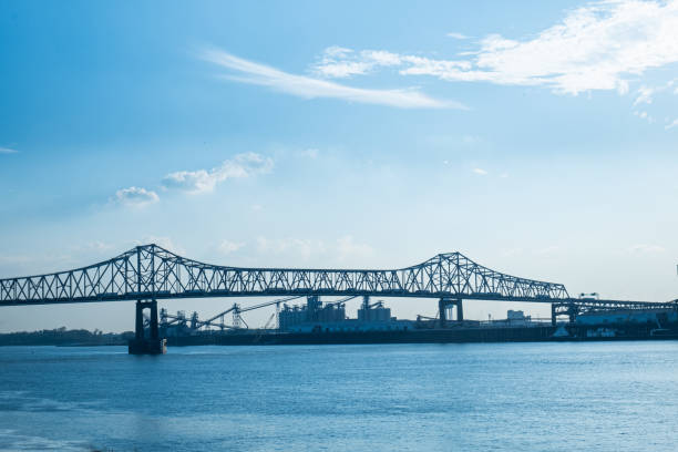 istock Horace Williams bridge spanning the river Mississippi at Baton Rouge, Louisiana 1970429463