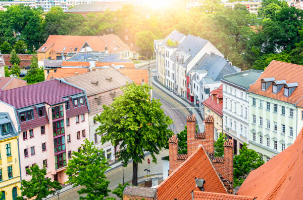 old town cottbus, east germany - cottbus zdjęcia i obrazy z banku zdjęć