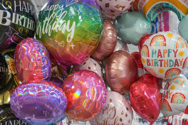 istock close up on birthday balloon as background 1970464157