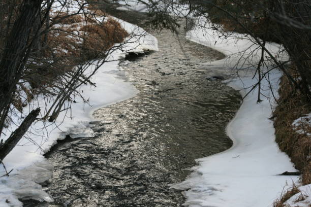 winter river - 8435 stock-fotos und bilder