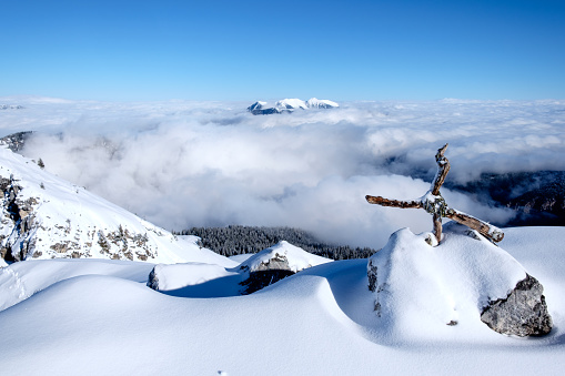 Gipfelpanorama im Winter