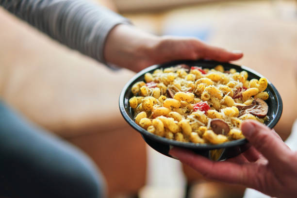 istock Enjoying Pasta Fresca Delivery Bowl 1970674010