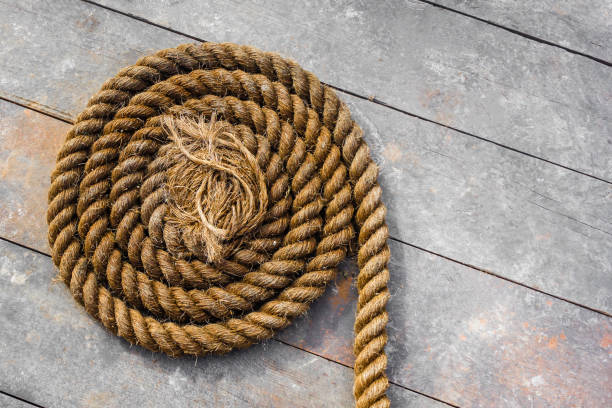istock round rope on the boat deck 1970722522