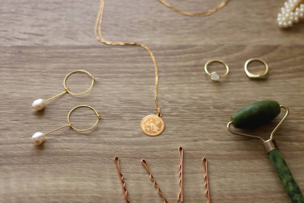 istock Various Gold and Pearl Accessories 1970827071