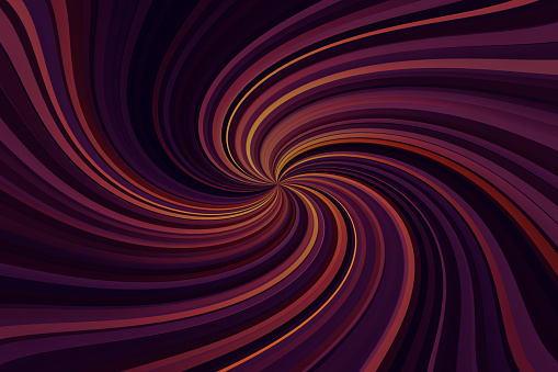 Abstract twist shape background in purple colors. Color spiral background.