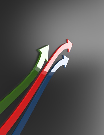 Abstract 3d arrows