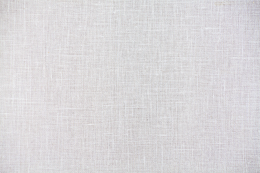 Macro texture of white mesh fabric