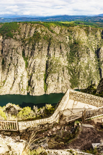 istock River Sil Canyon, Spain. Mountain view from lookout 1971103789