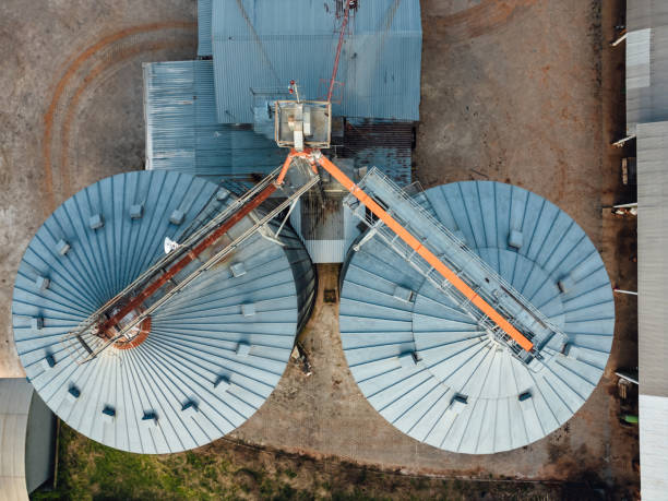 istock Top view of agricultural silo 1971151148