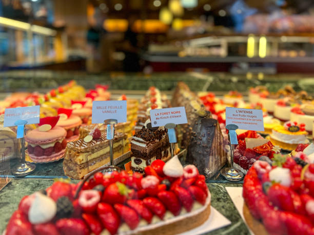 istock Delicious Sweet Desserts and Pastries on Display 1971187107