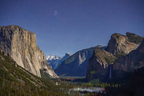 istock Long exposure at night inside Yosemite National Park 1971229767