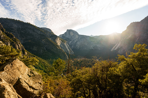 Landscapes in Yosemite National Park