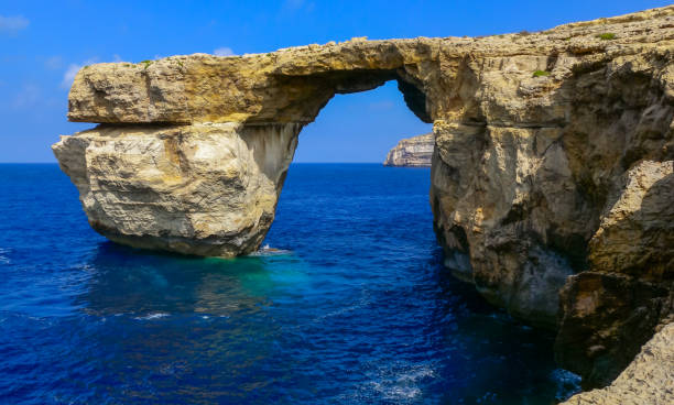 istock Azure Window, Famous Stone Arch On Gozo Island, Malta 1971339614