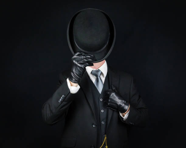 istock English Gentleman Doffing Bowler Hat 1971356849