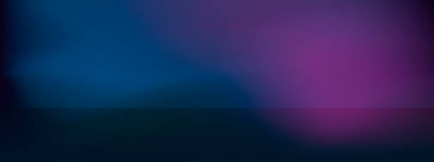 Empty dark room with color gradient. Wide background for product placement, advertising banner. Beautiful bright transition of light in the dark. Empty dark room with color gradient. Wide background for product placement, advertising banner. Beautiful bright transition of light in the dark. attraction studio photography stock illustrations