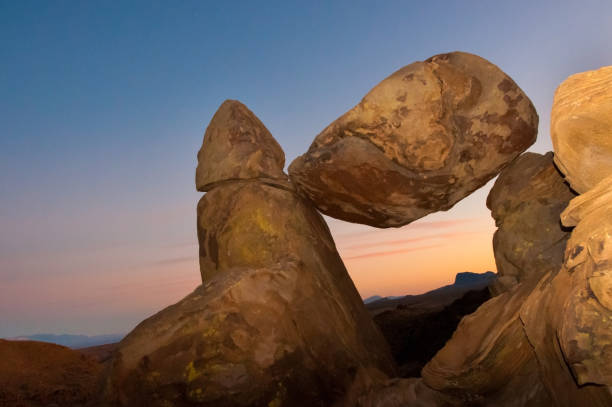 istock Balanced rock in the Grapevine Mountains, Big Bend National Park, Texas 1971497392