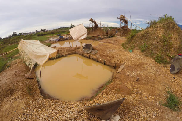residents' gold mine excavationsLocation : Banjarmasin - Indonesia