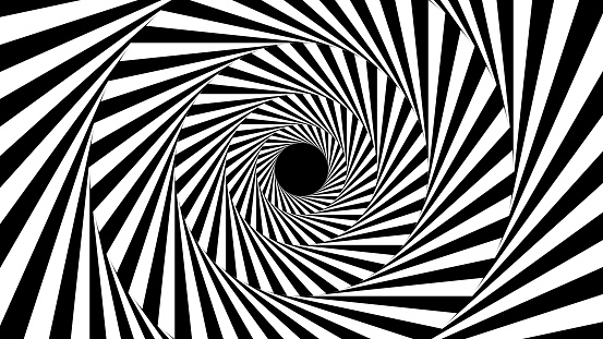 Hypnotic Spiral. Vector Stock Illustration. Hypnosis.