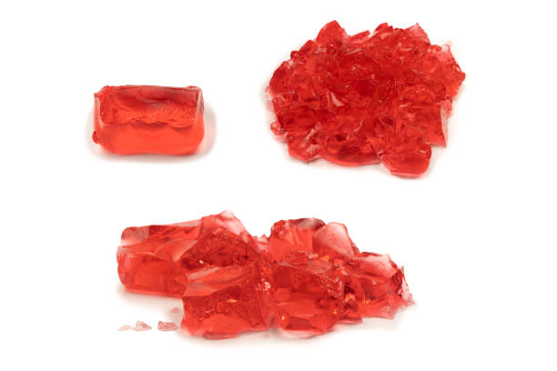istock Sweet fruit jelly dessert isolated on a white background. 1971519967