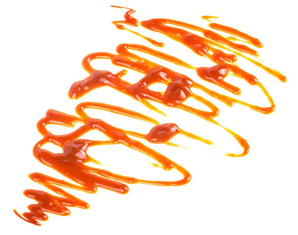 istock Sweet caramel sauce isolated on a white background. Liquid caramel. 1971521075