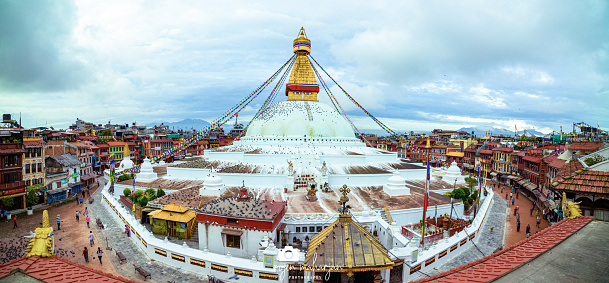 UNESCO World Heritage Site Boudhanath Stupa, Nepal.
