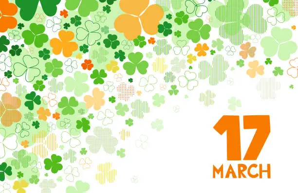 Vector illustration of Vector background for St. Patrick's day