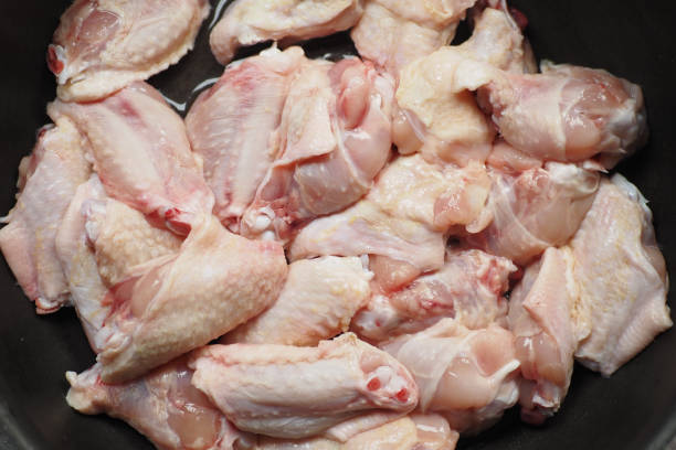istock seasoning chicken on dish for cooking . 1971774916