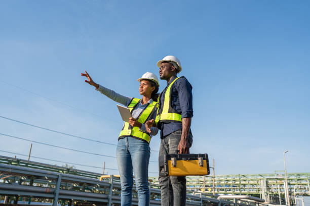 istock Engineer working and checking and inspection gas pipeline system. 1971806717