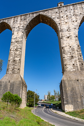 Águas Livres Aqueduct - Aqueduto das Águas Livres, Lisbon, Portugal.