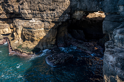 Boca Do Inferno - Hell's Mouth, Coastal scenery of Av. Rei Humberto II de Itália, cascais, Portugal.