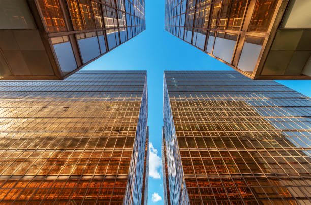 istock Exterior of modern architecture. Building abstract background 1971983971
